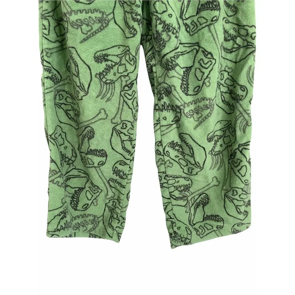 Carter's Boy's Green Dinosaur Print Pajama Pants Kid's Youth Size 6